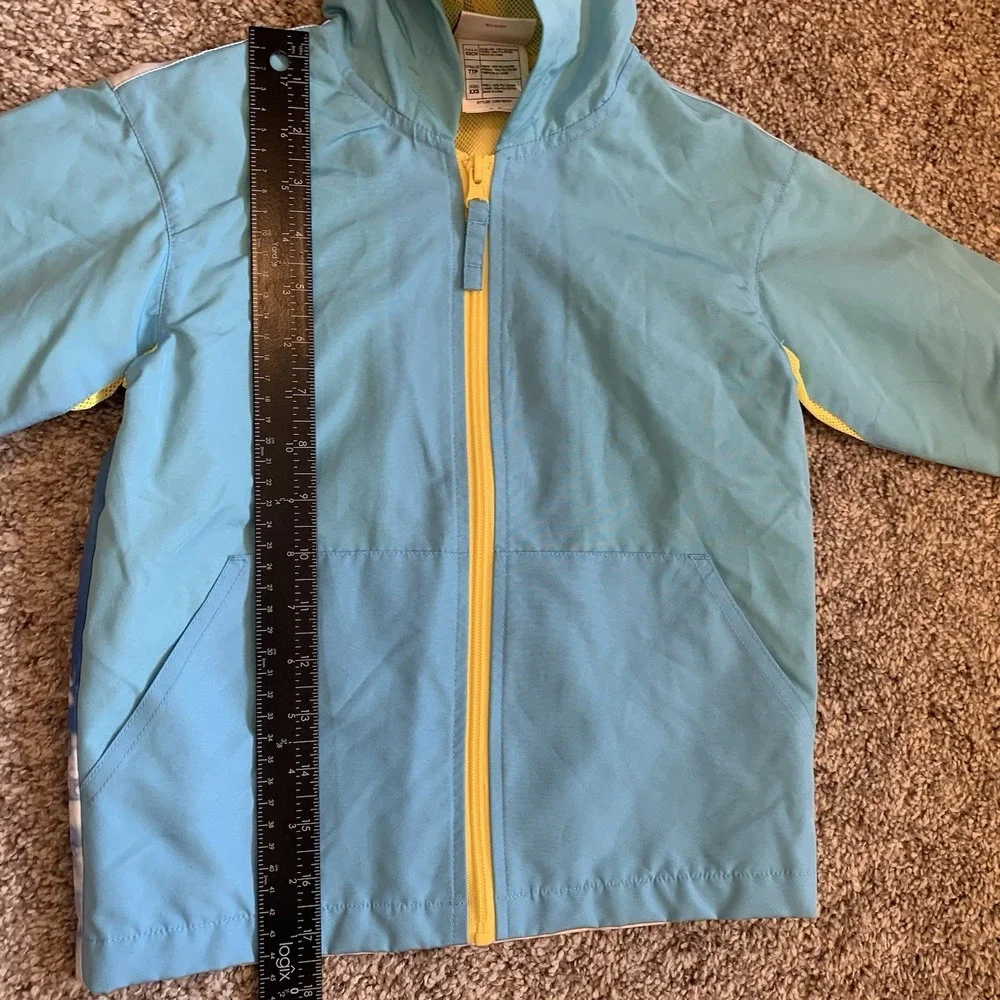 Disney Mickey Mouse Jacket Boy's Size XXS Windbreaker Full Zip Hood Lightweight - Picture 6 of 10